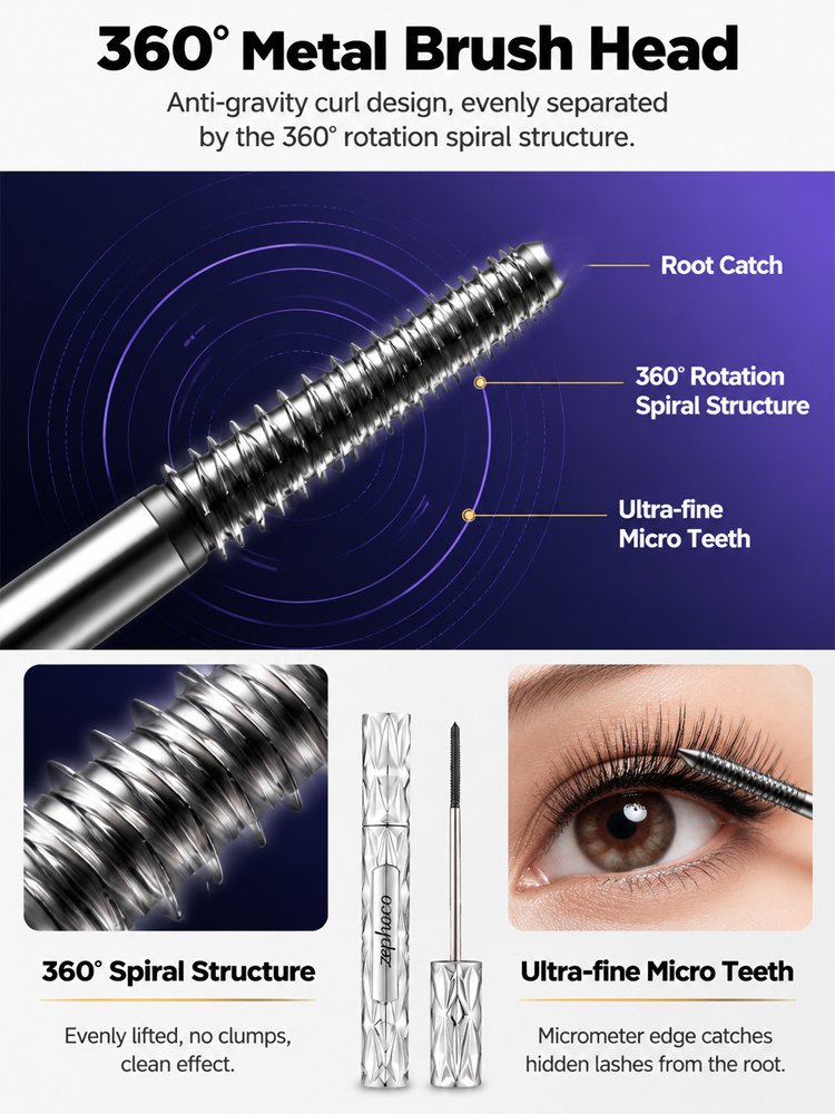 Naturally Curling and Long-Lasting Mascara
