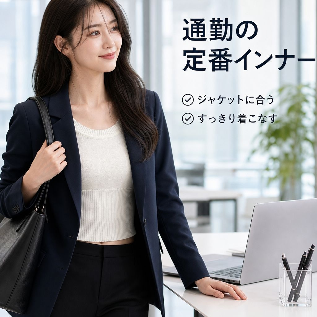 シンプルストレッチニット半袖トップス レディース