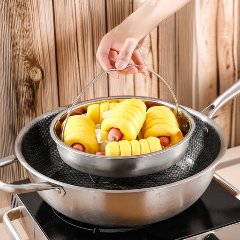 찜기 손잡이 클로즈업