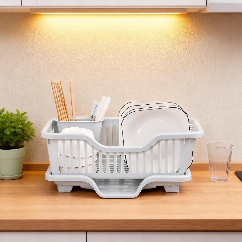 ตู้เก็บจานพลาสติกขนาดใหญ่สำหรับห้องครัว