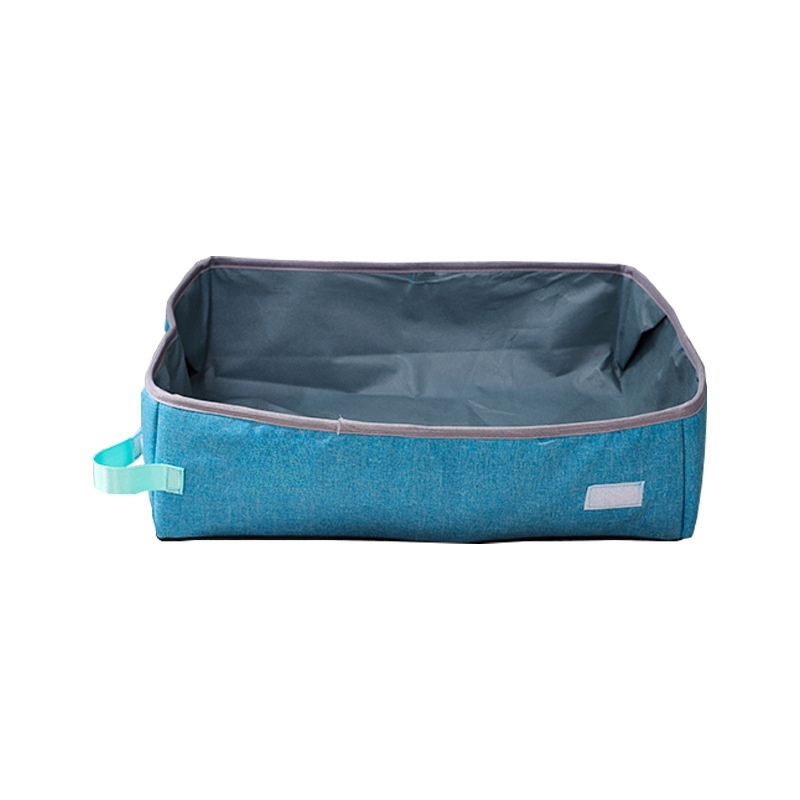 Foldable waterproof cat litter box
