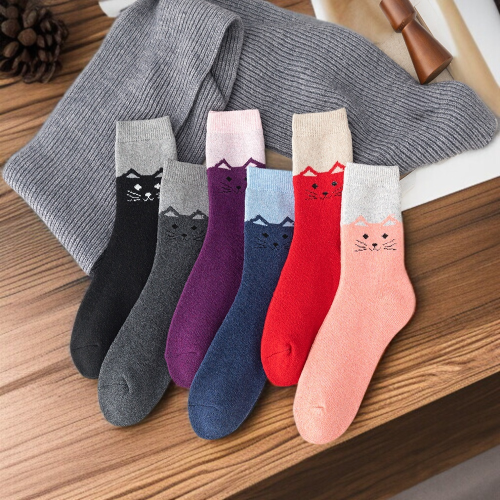 秋冬女士中筒襪穿著效果圖