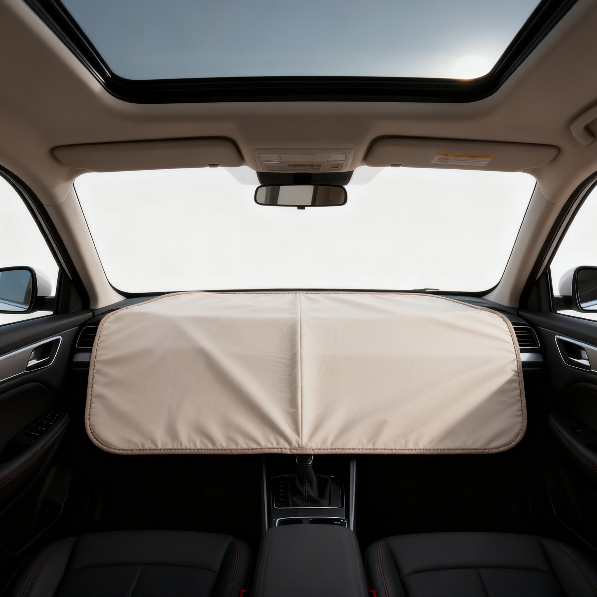 แผ่นกันแดดหน้ารถยนต์ชนิดพับได้