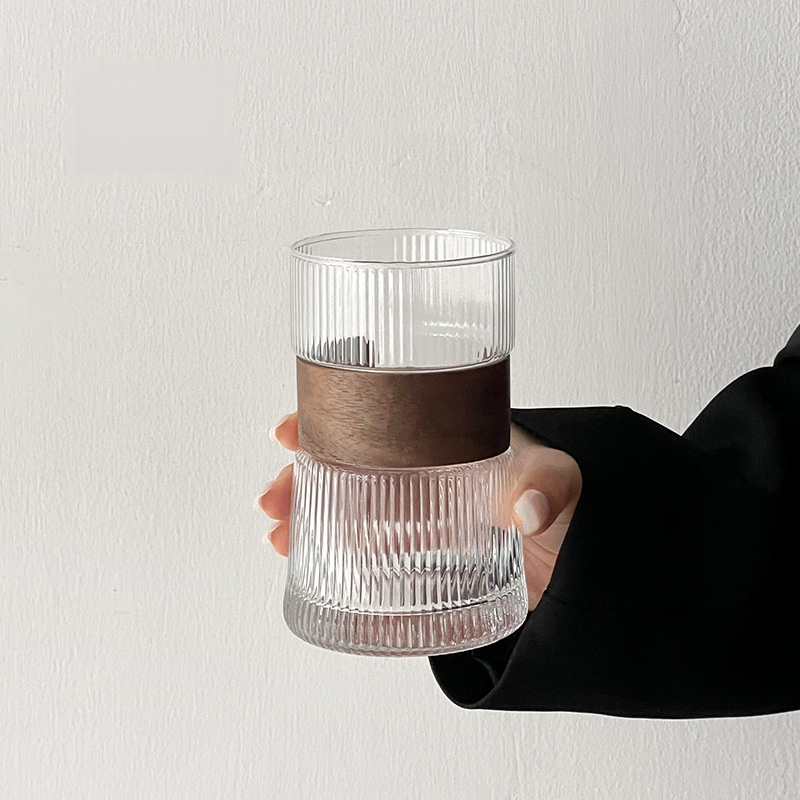 Home Glass Cup with Bamboo Sleeve