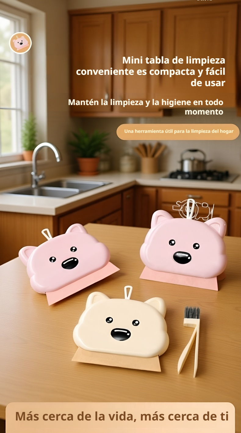 Kit de baño para perros con raspador incluido