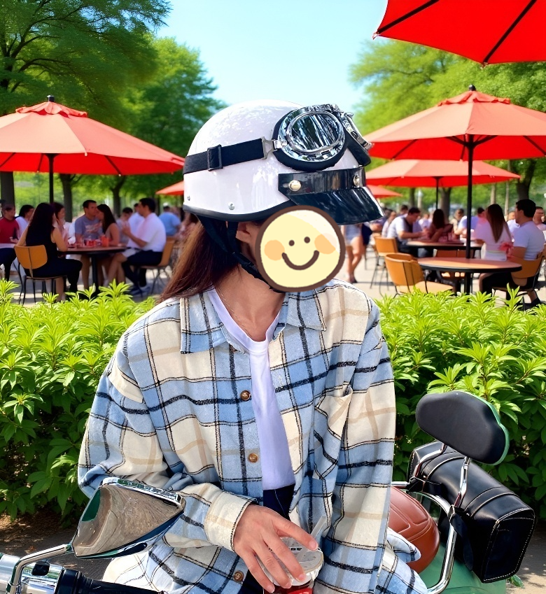 Medio casco con sistema de ventilación eficiente