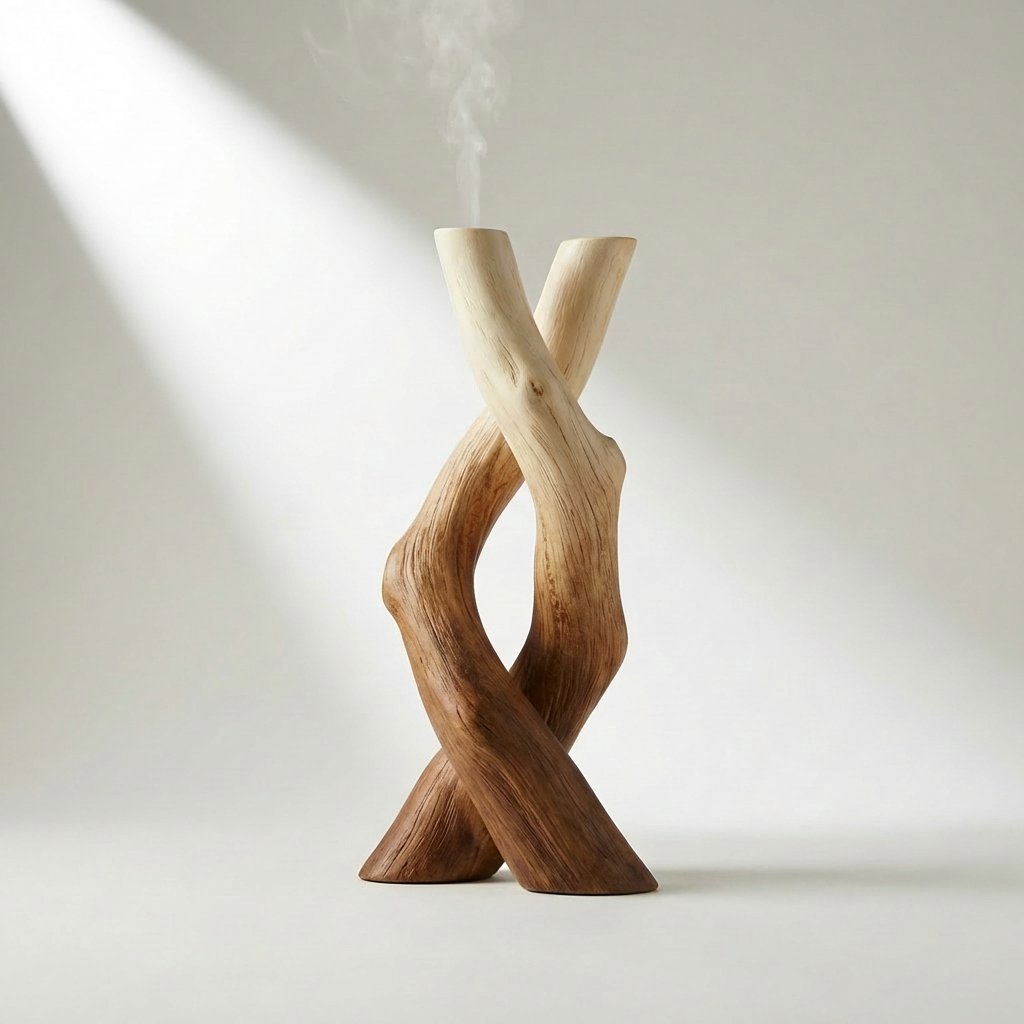 เครื่องกระจายกลิ่นหอมทำจากไม้เนื้อแข็งดีไซน์หรู