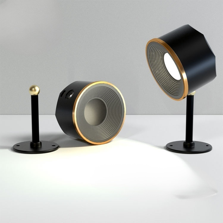 展示用円筒形ウォールランプ