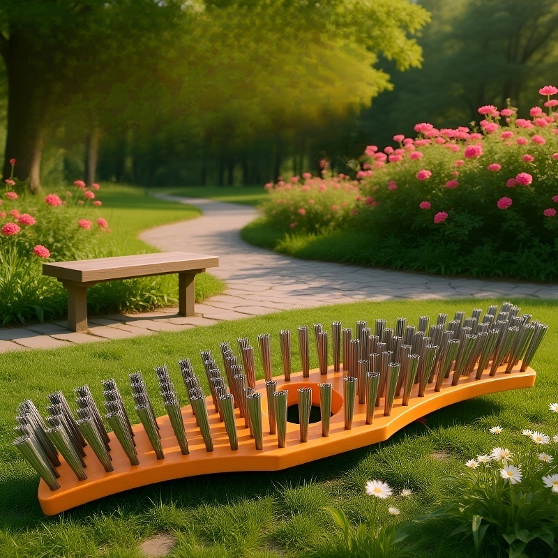 Vista lateral de la cortadora de césped moderna