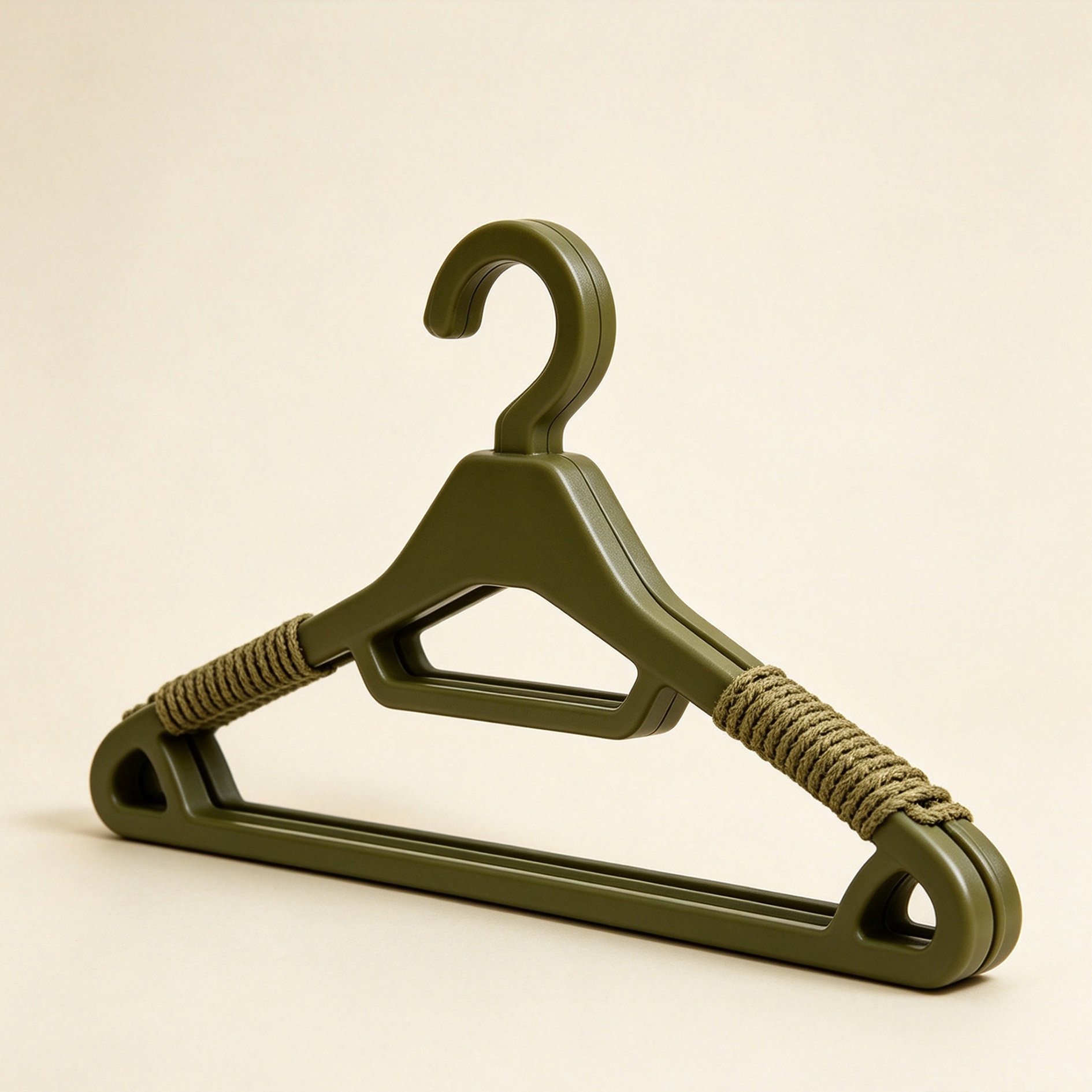 Hemp rope anti-slip retro clothes hanger