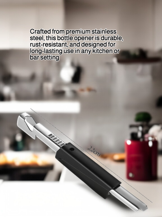 Kitchen Stainless Steel Cap Opener Multifunctional Labor Saving Bottle Opener Tool Beer Driver