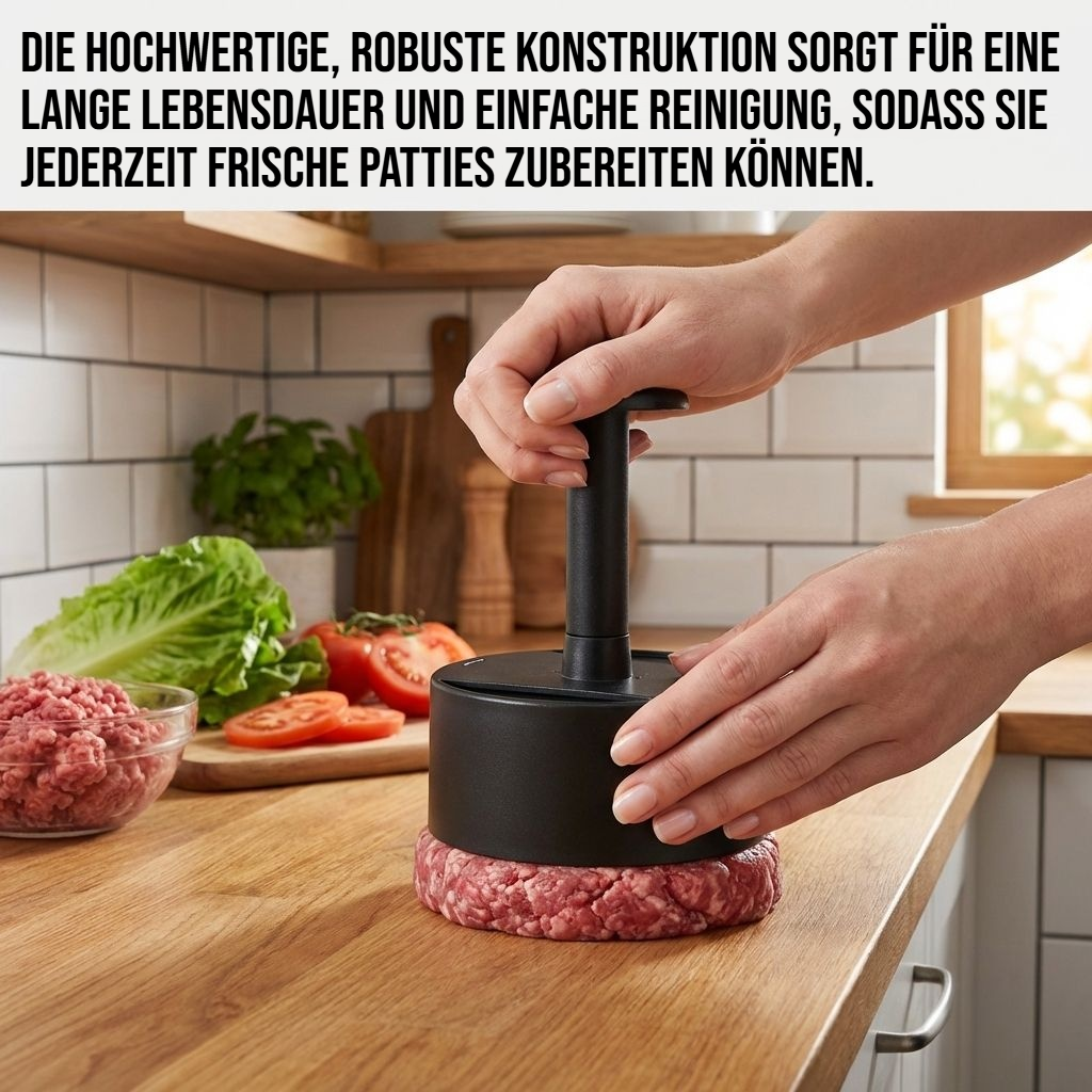 Runde Presse Hamburger-Patty-Presse