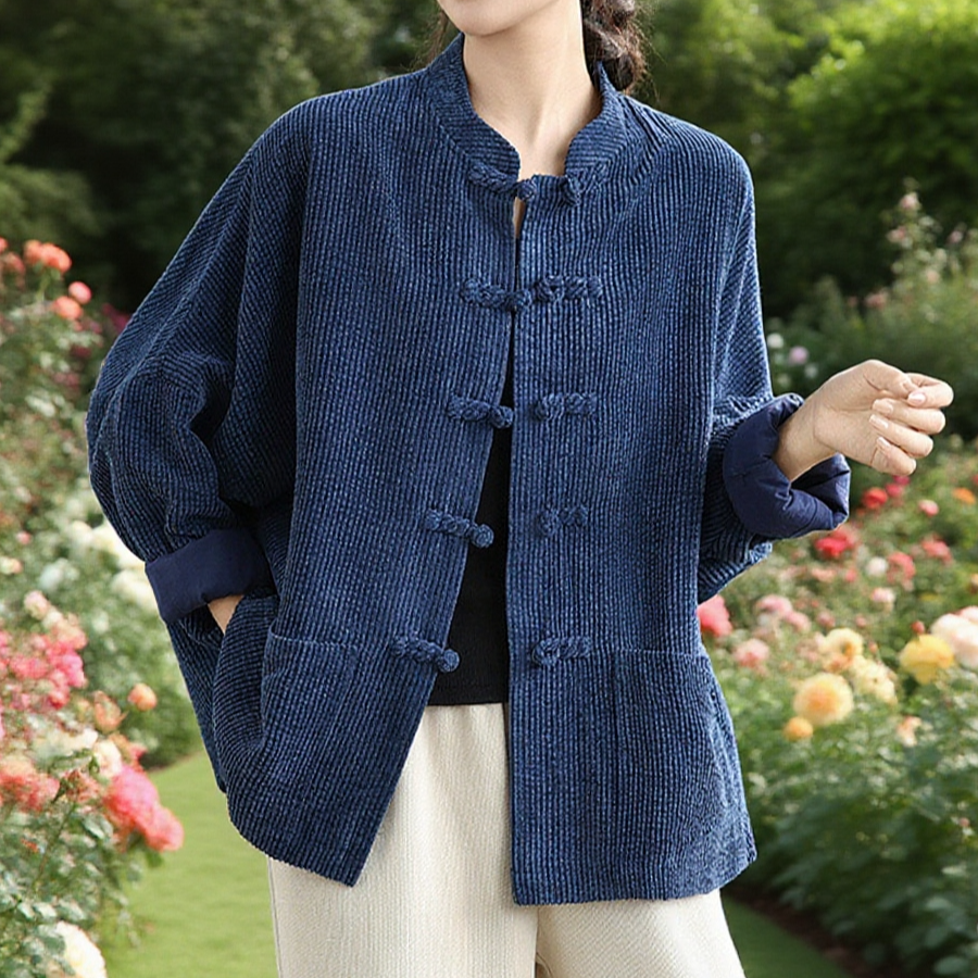 여성 빈티지 코듀로이 코트