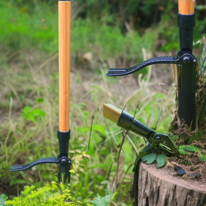 Desmalezadora manual con pedal y 4 varillas