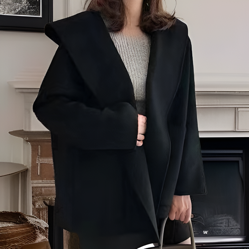 여학생용 짧은 트위드 코트 패션 트위드 숏 코트