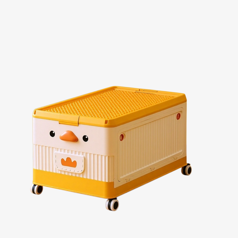 Kinderspielzeug-Aufbewahrungsbox, Haushaltsschlafzimmerrolle, große Kapazitäts-Aufbewahrungsbox, Bab