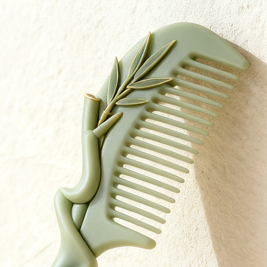 대나무 모양 플라스틱 빗 (5개입)