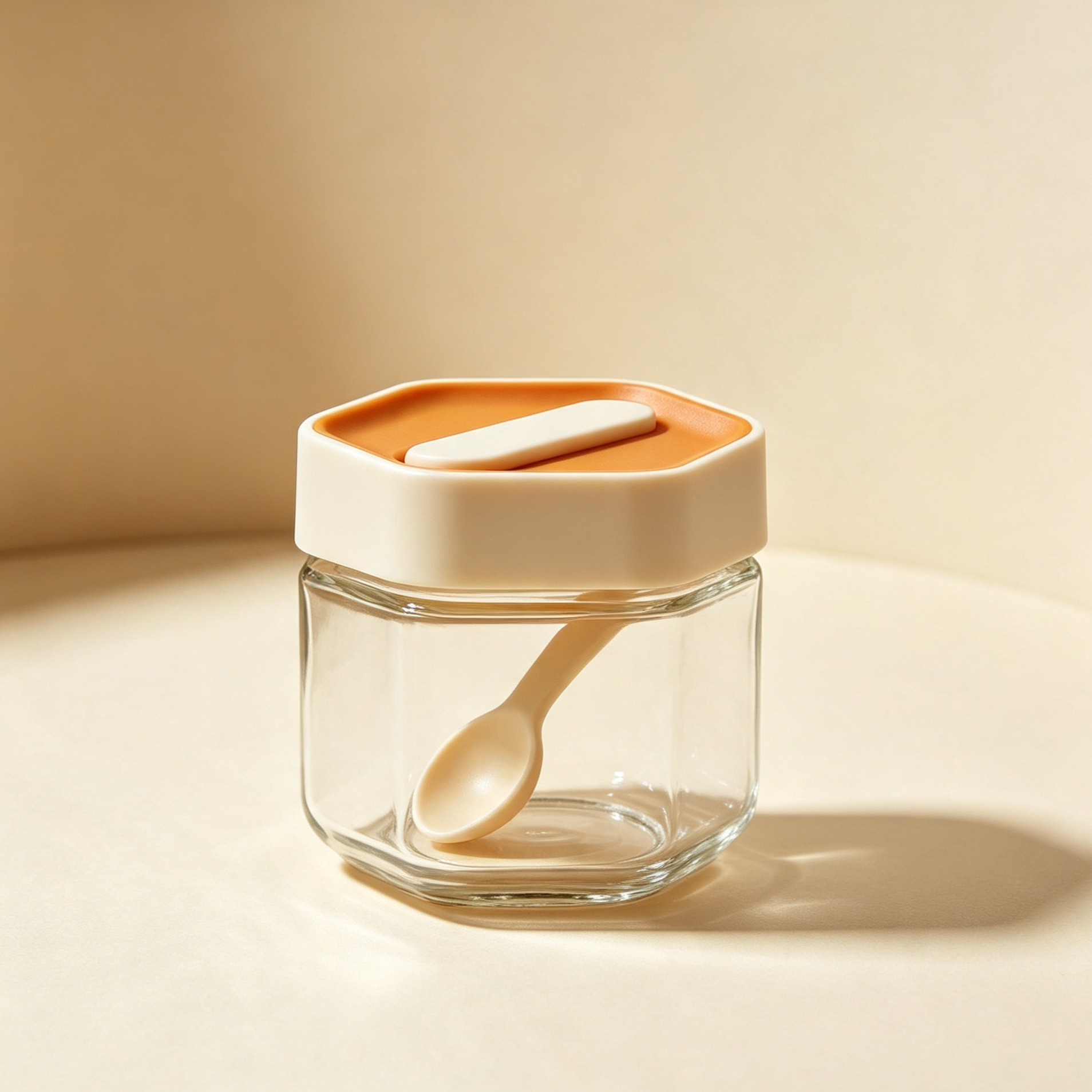 Airtight spice jars with lids for kitchen organization