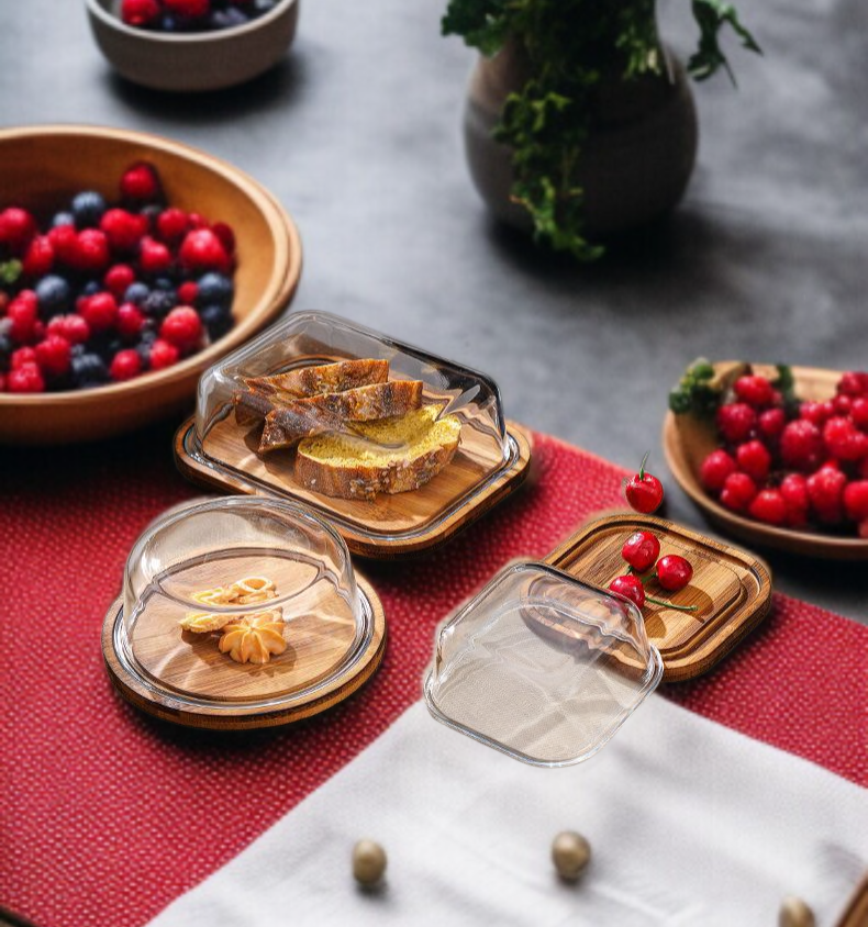 パーティーで活躍する木製デザートトレイ