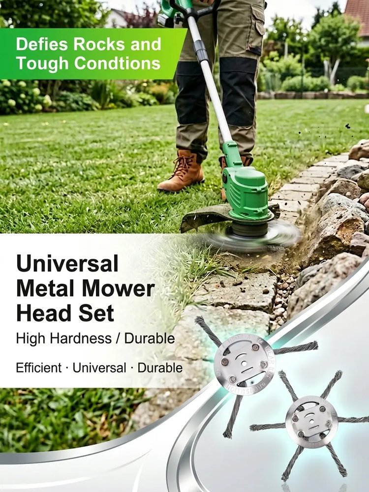 Lawn mower trimmer set