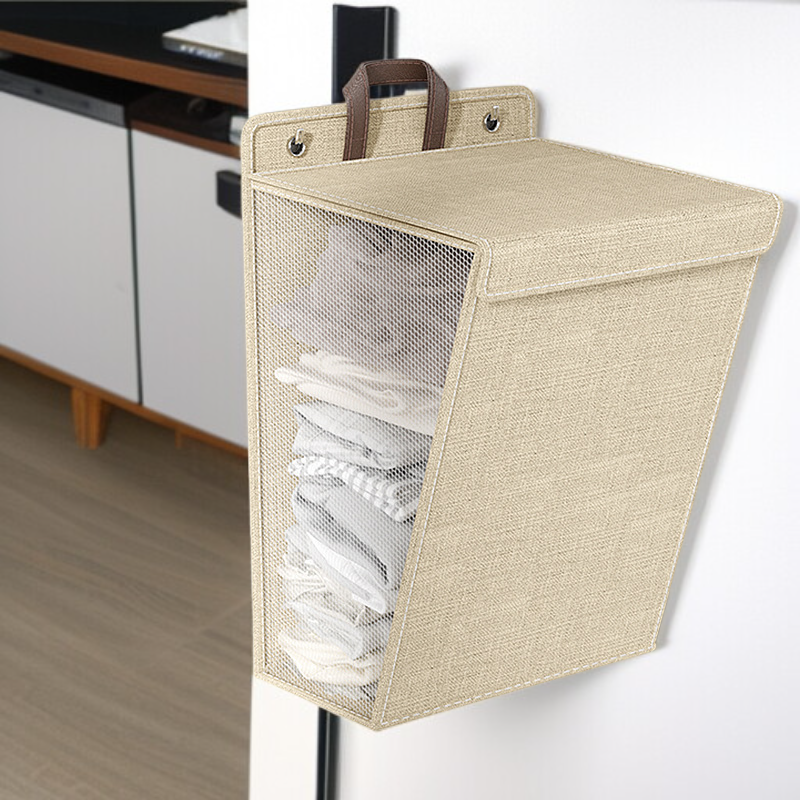 Panier de rangement multifonction pliable, indispensable pour dortoir et maison