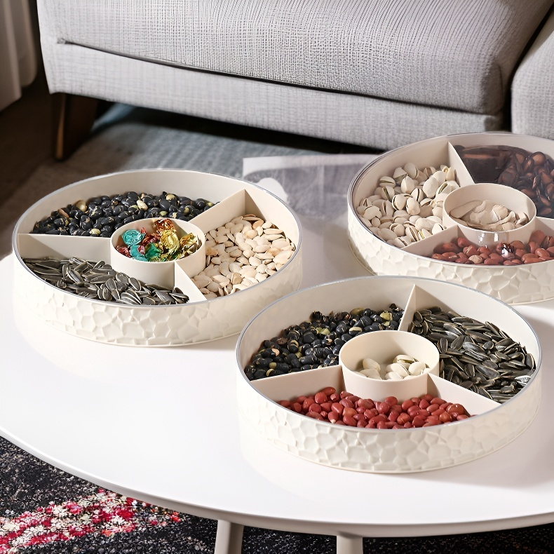 다기능 거실 간식 수납함 가벼운 견과류 과일 접시