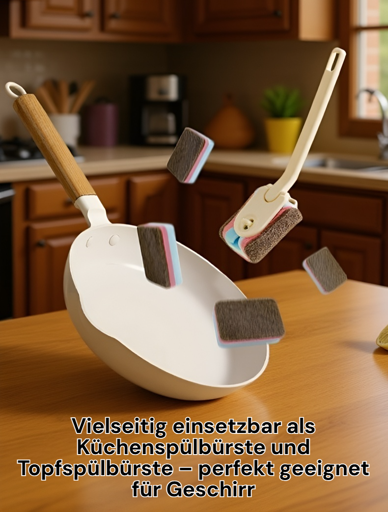 Reinigungsbürste mit langem Griff für Küche