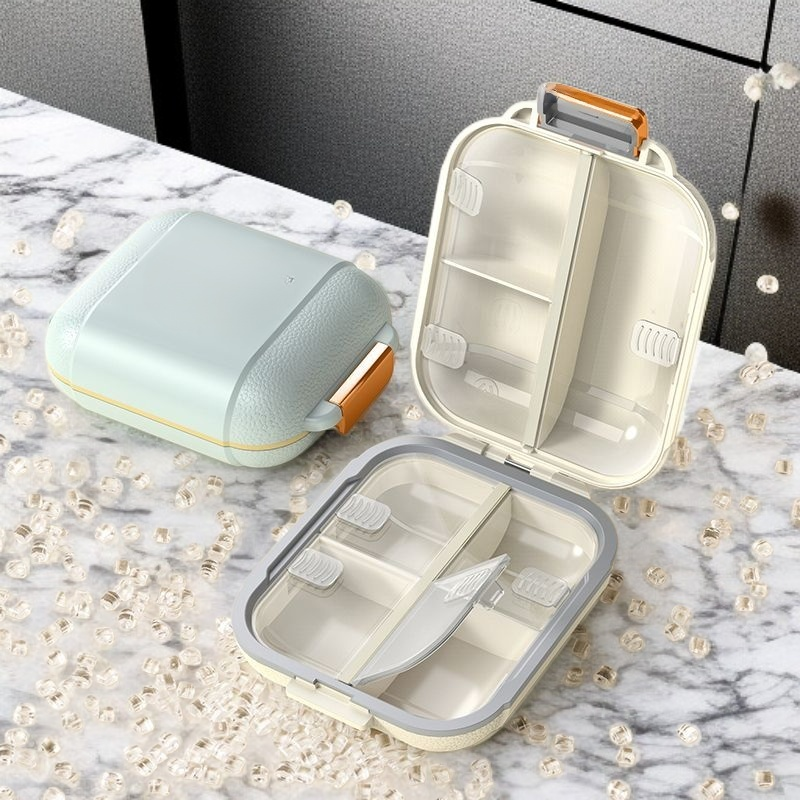 Travel-friendly pill holder for medication management