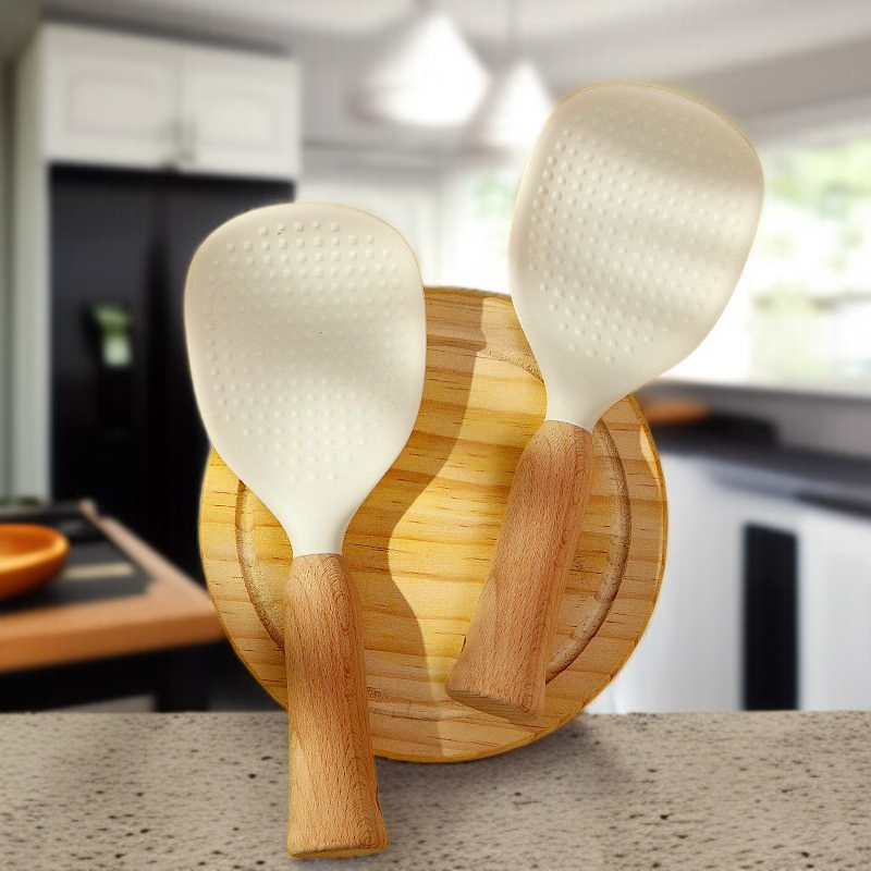 식품용 논스틱 실리콘 밥주걱 가정용주걱 밥솥 전용주걱