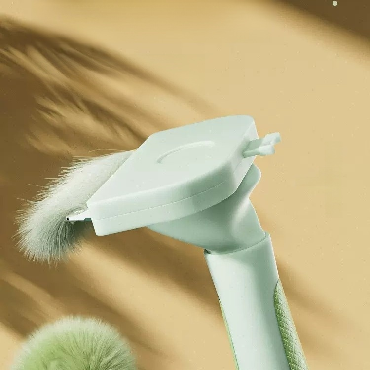 Pet detangling and cleaning brush