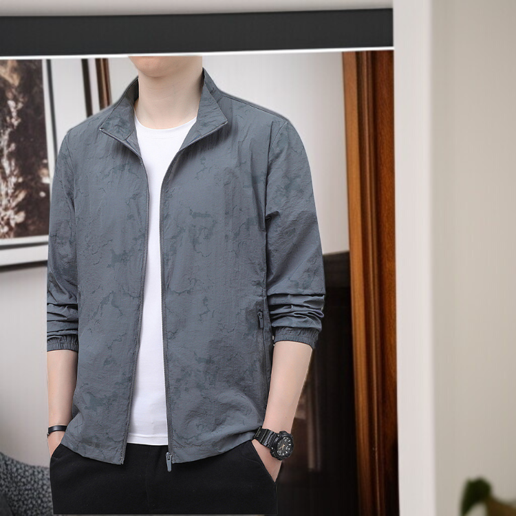 여름 가벼운 남자 자외선 차단 아이스 재킷 얇은 재킷 상의 아이스 래쉬가드 얇은 낚시복