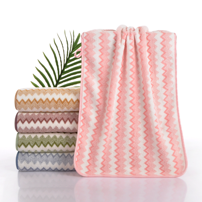 Coral fleece thickened absorbent towel