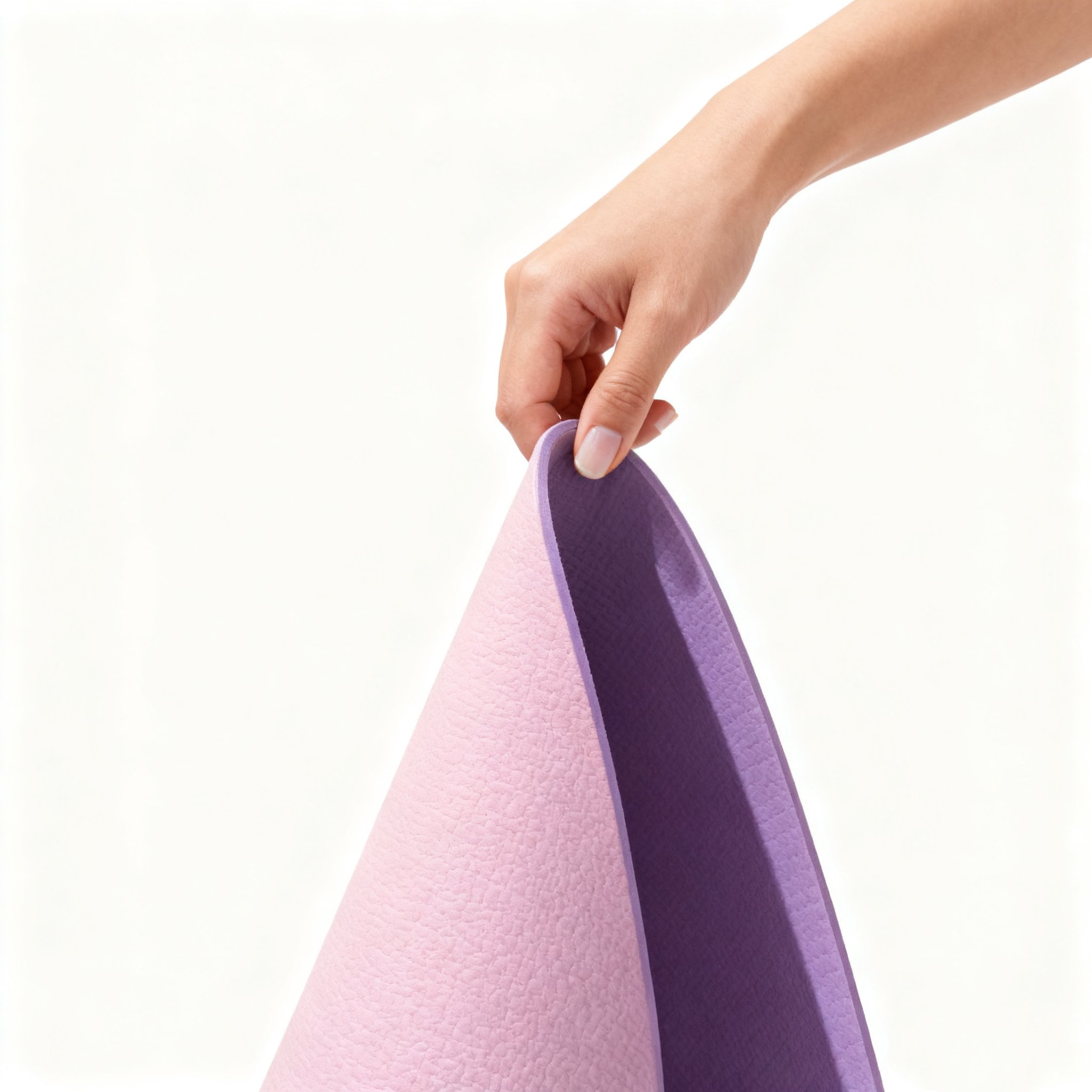 그라데이션 보라색 요가 매트