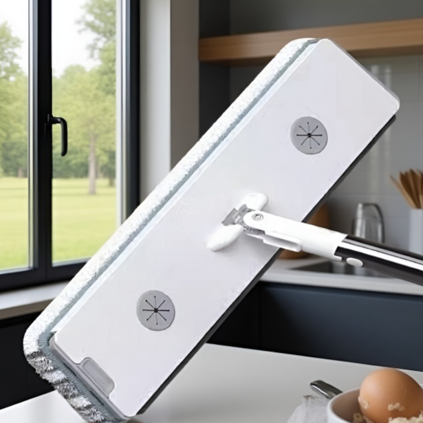 Fregona doméstica mejorada de lavado manual con un solo toque, limpieza de suelos para seco y húmedo