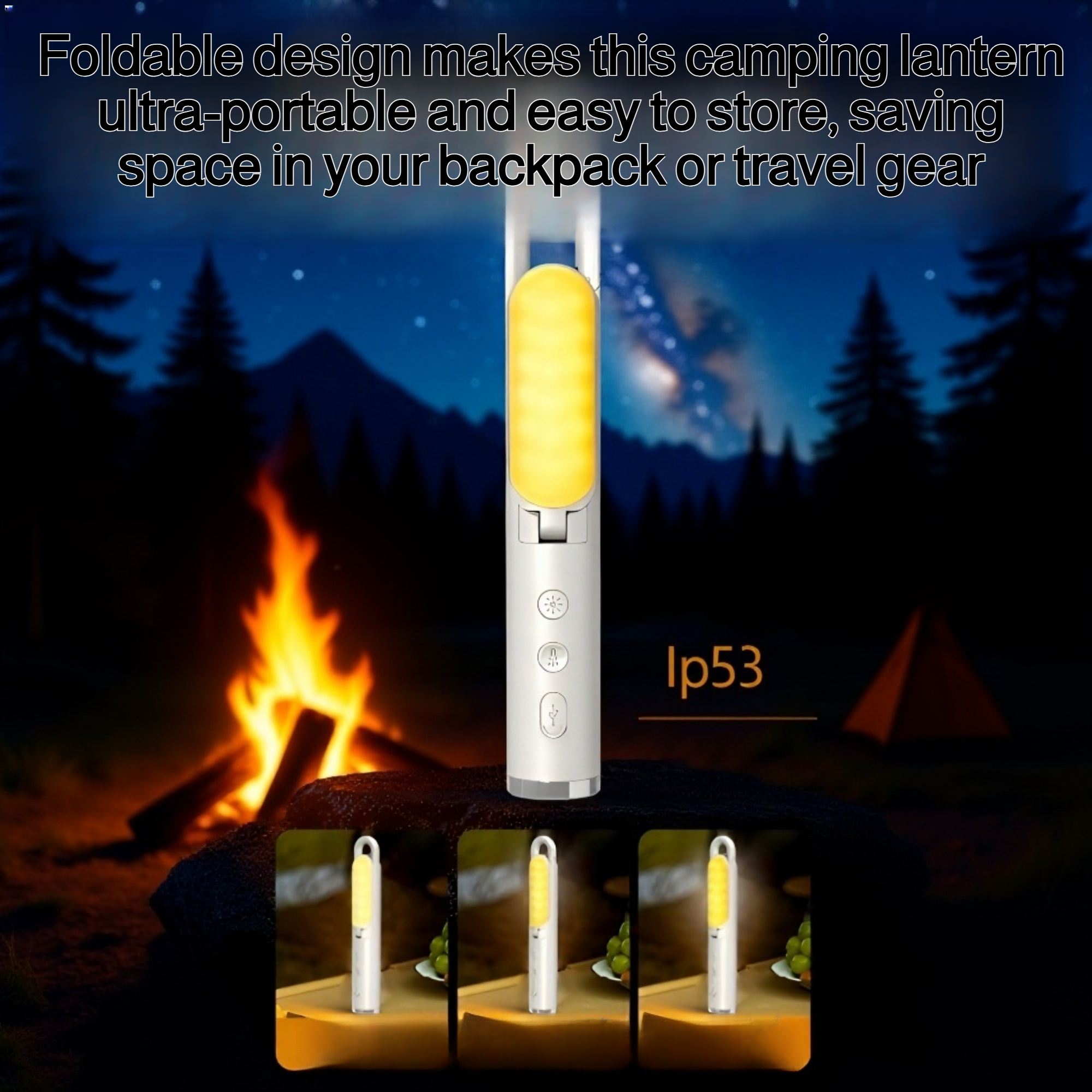 Foldable Outdoor Camping Lantern