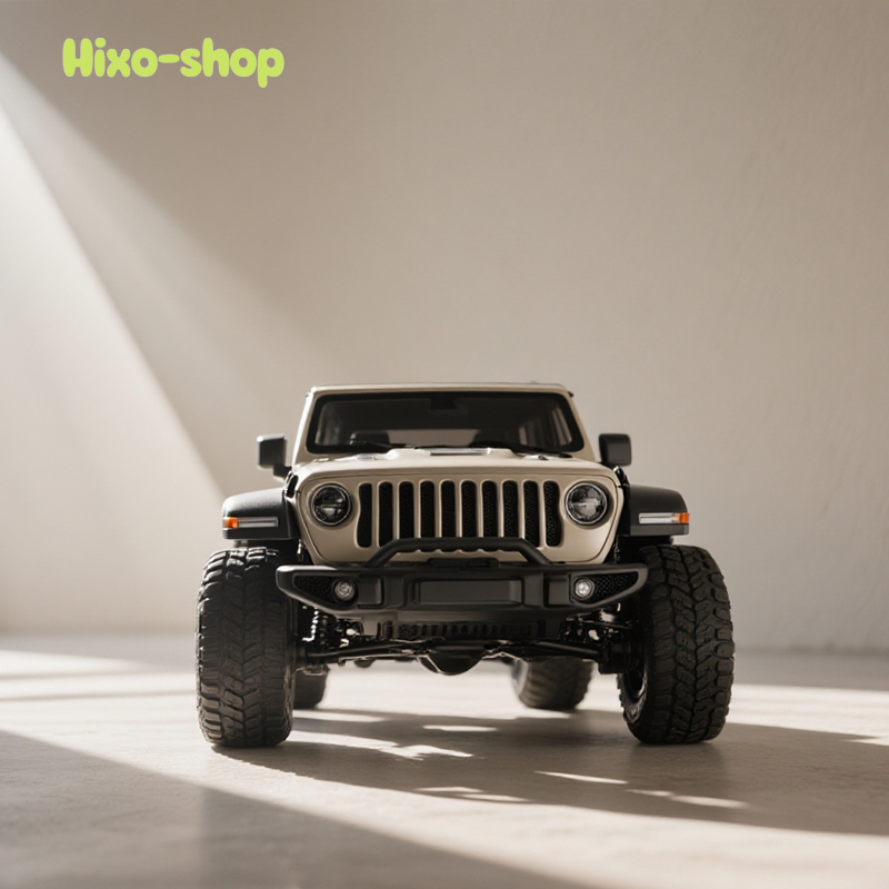 Detail pohonu všech čtyř kol terénního vozu