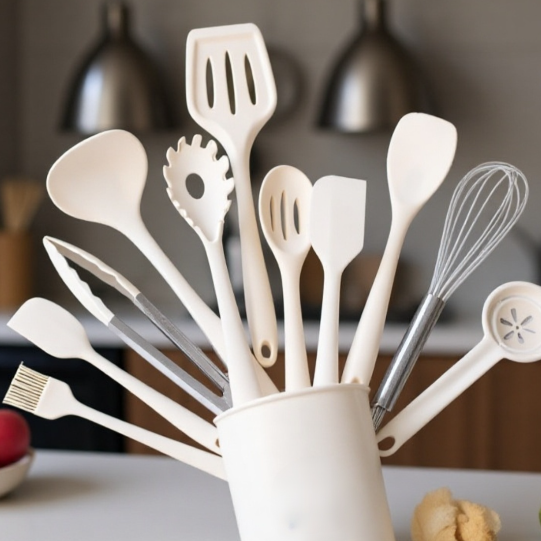 Silicone kitchenware cooking set