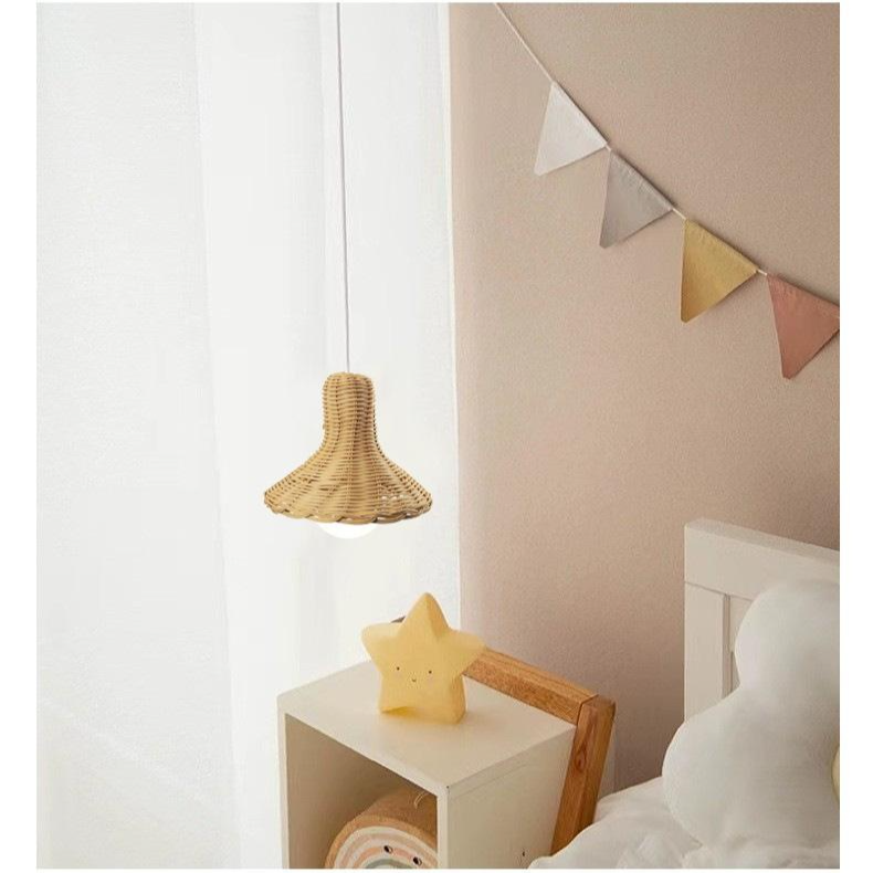北欧風ラタンペンダントライト