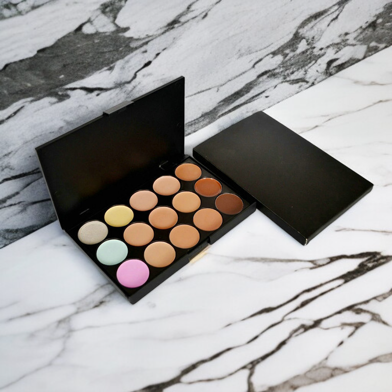 15色マットコンシーラーアイシャドウパレット