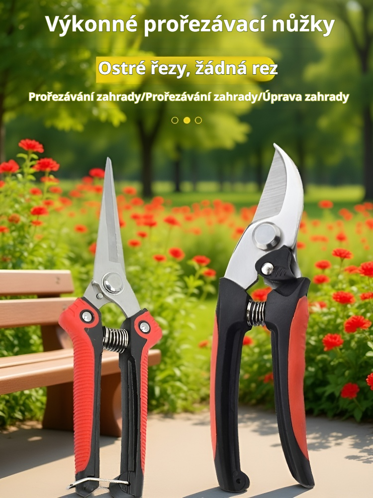 Sada na hrubé a jemné stříhání větví