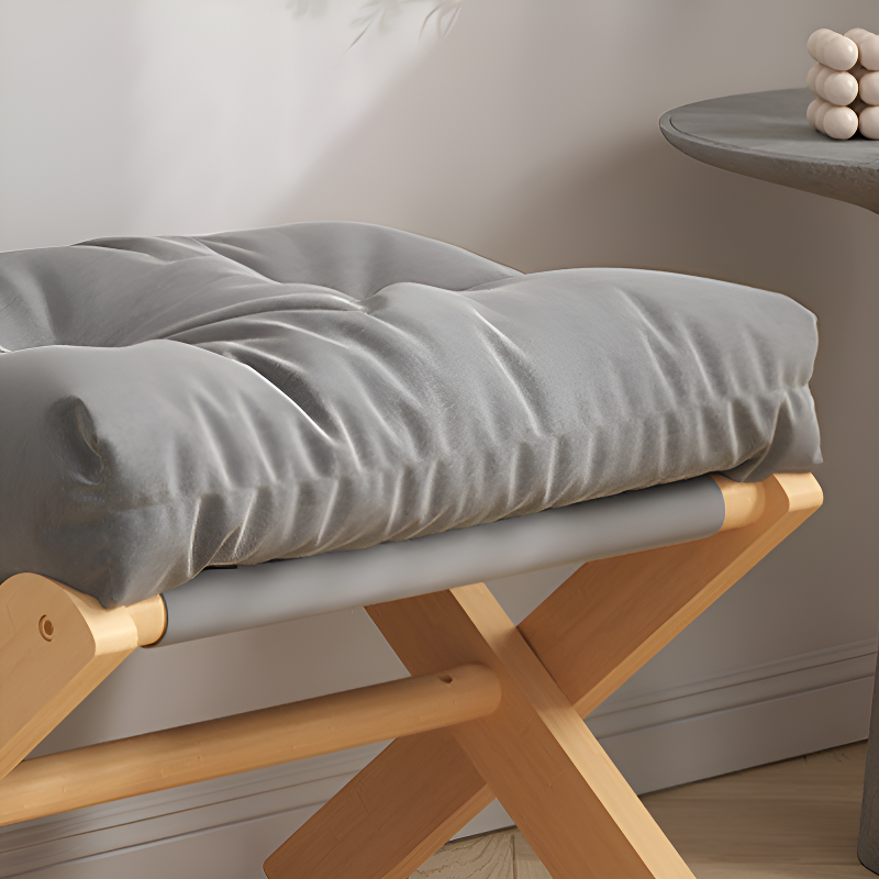 Shoe changing stool for home use at the entrance