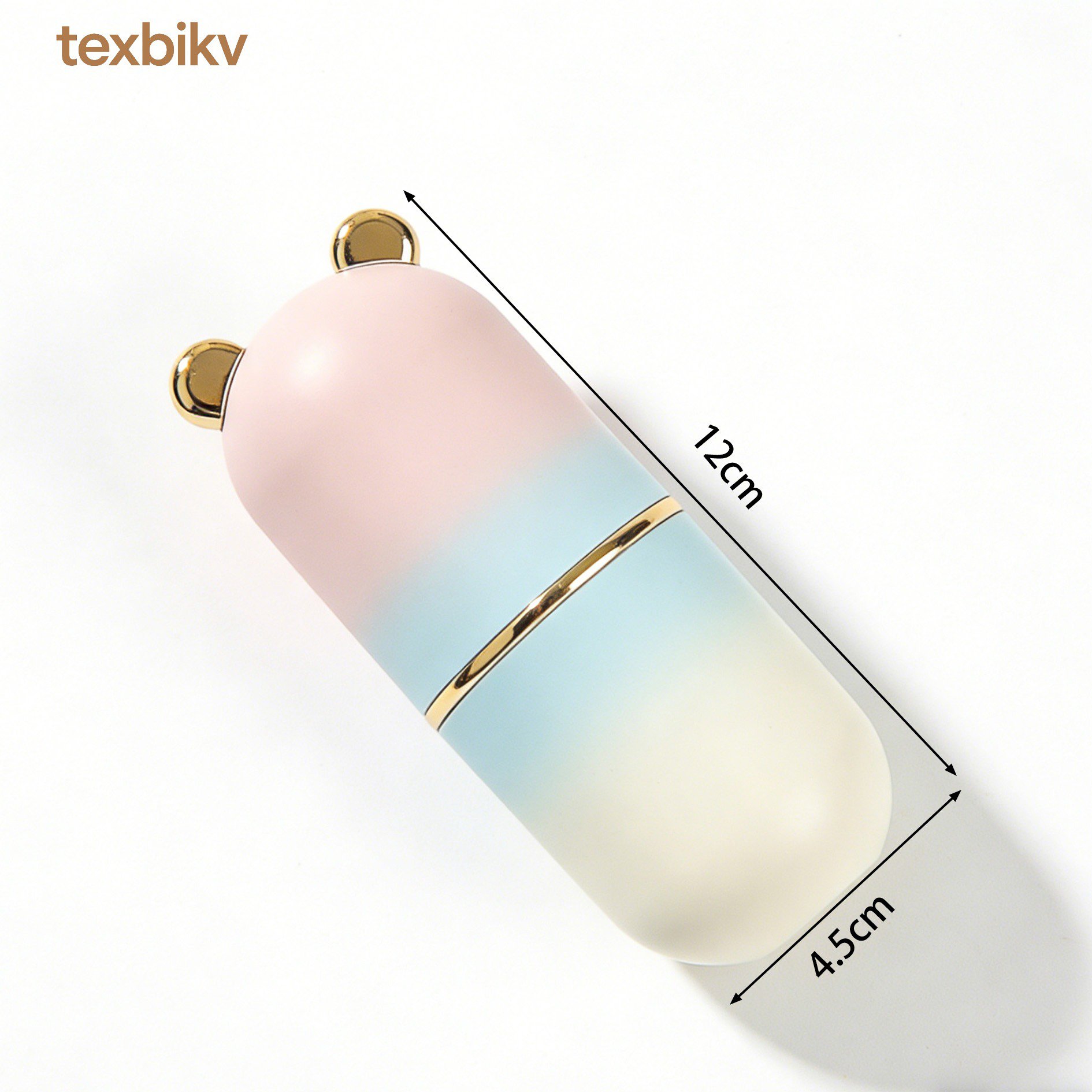 化粧ブラシを整理できる収納ケースの内部構造