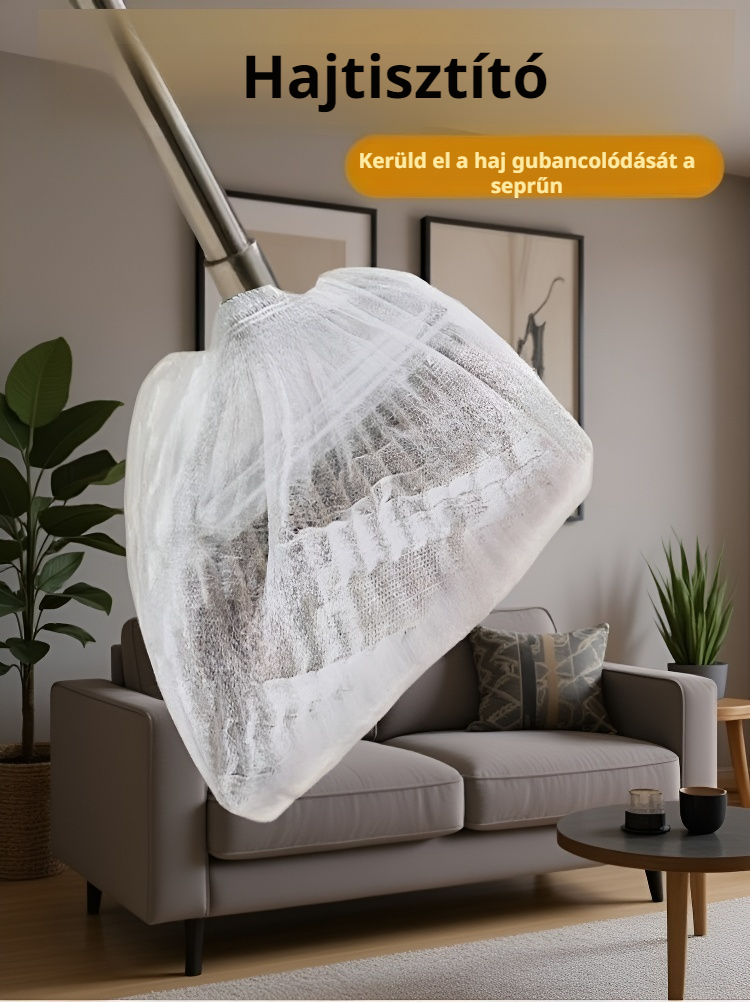 Tisztító huzat eltávolítja a port és szennyeződést