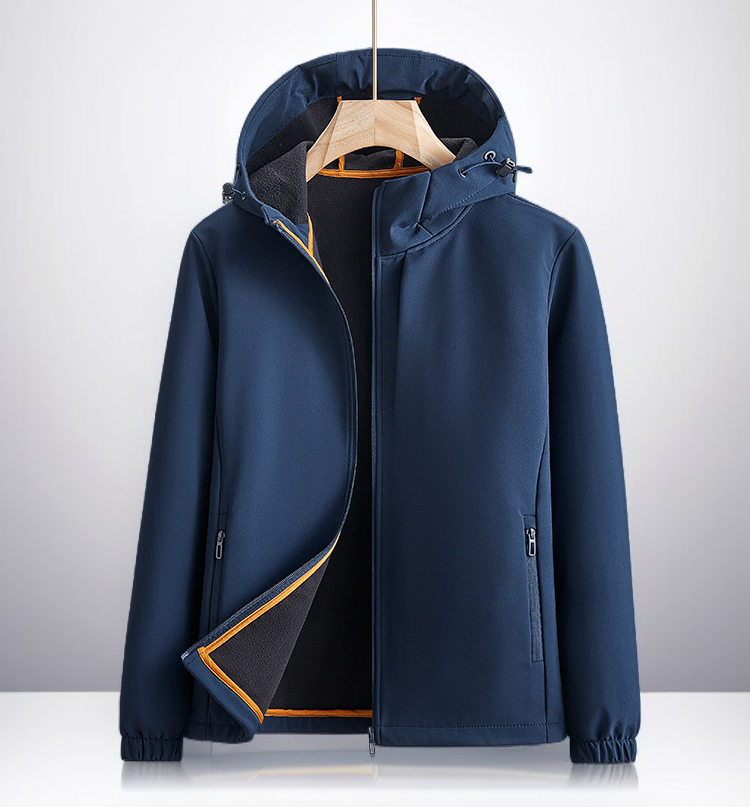 남성 소프트쉘 자켓 소재 확대 이미지