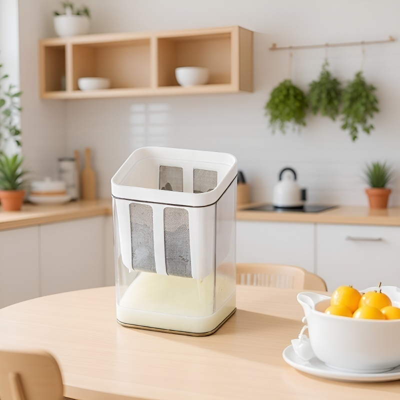 Japanese-style yogurt strainer