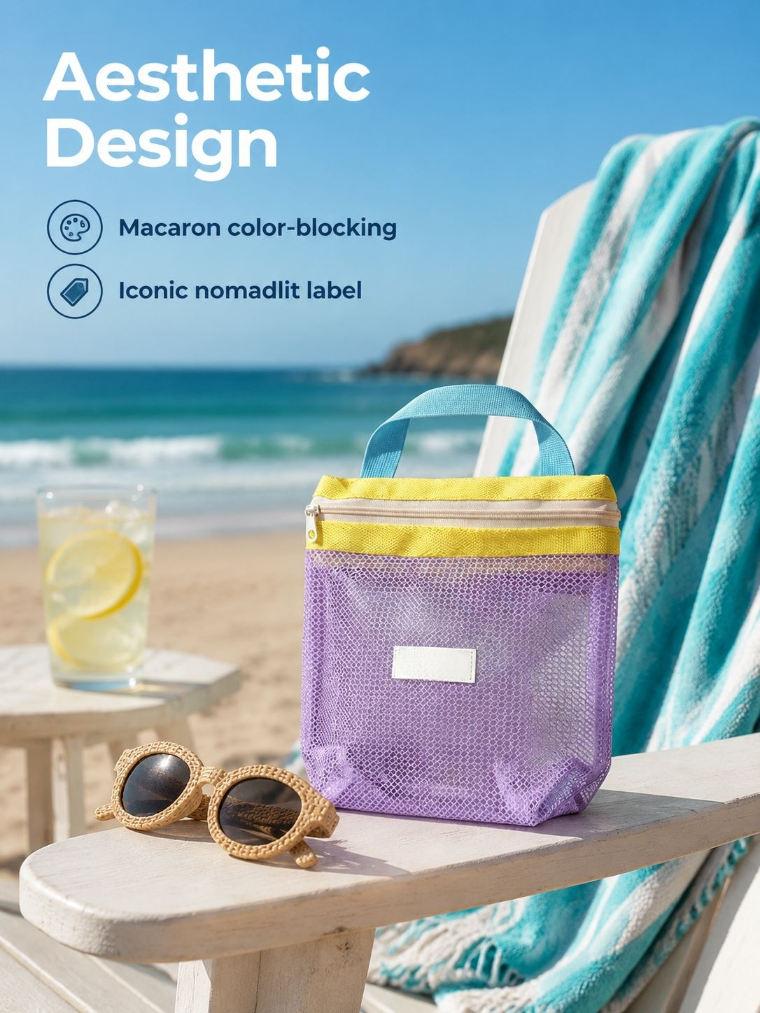 Lightweight waterproof toiletry pouch for business trips and vacations