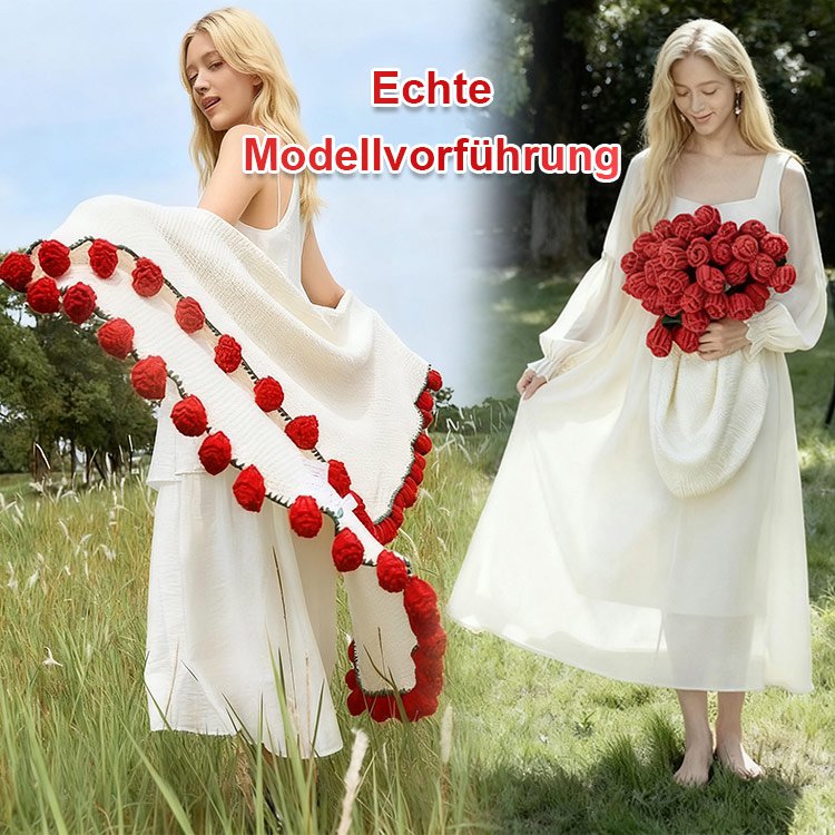 Ein Geschenk mit Wärme DIY Blumen Decken Set einfach zu lernen garantiertes Erfolgserlebnis