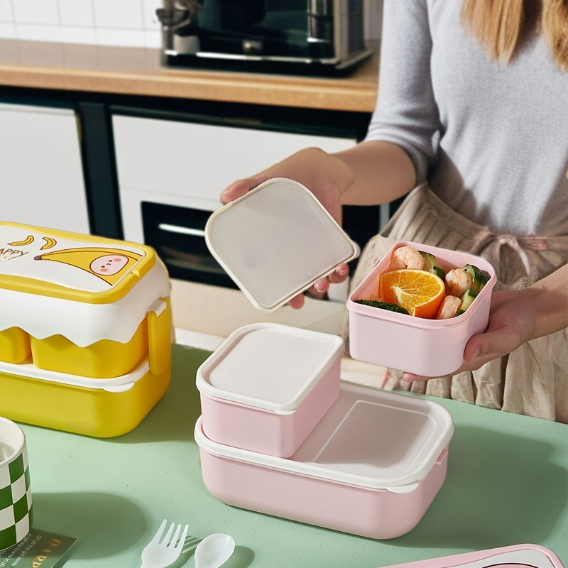 2단 도시락 학생 직장인 전자레인지 런치박스 식기