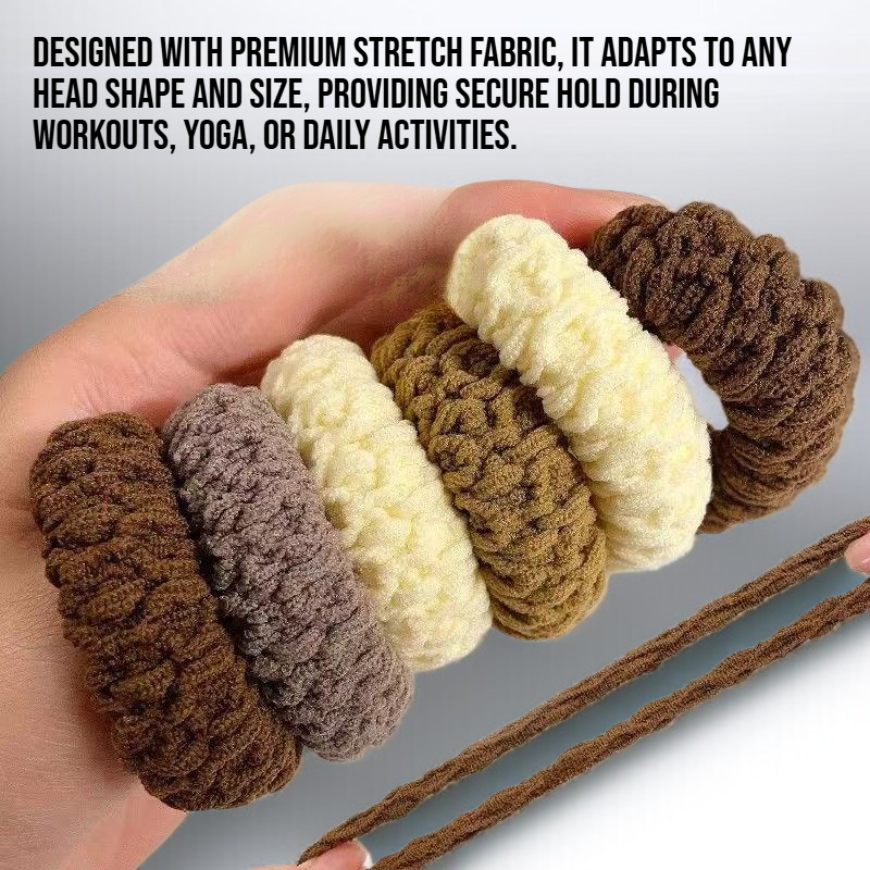 Seamless high elasticity thick headband