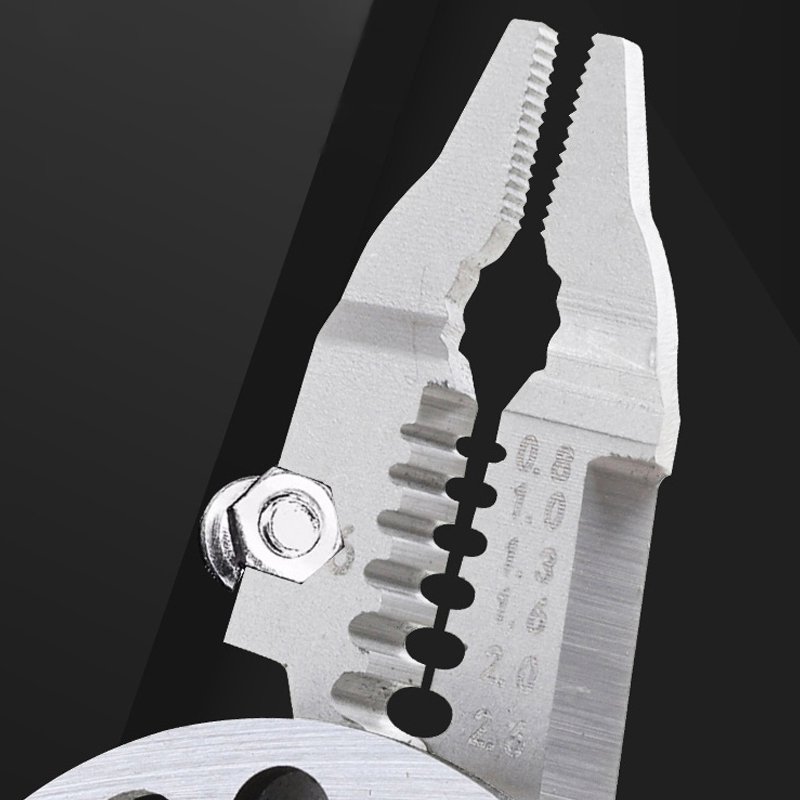 Detachable multifunctional turntable wire stripping pliers